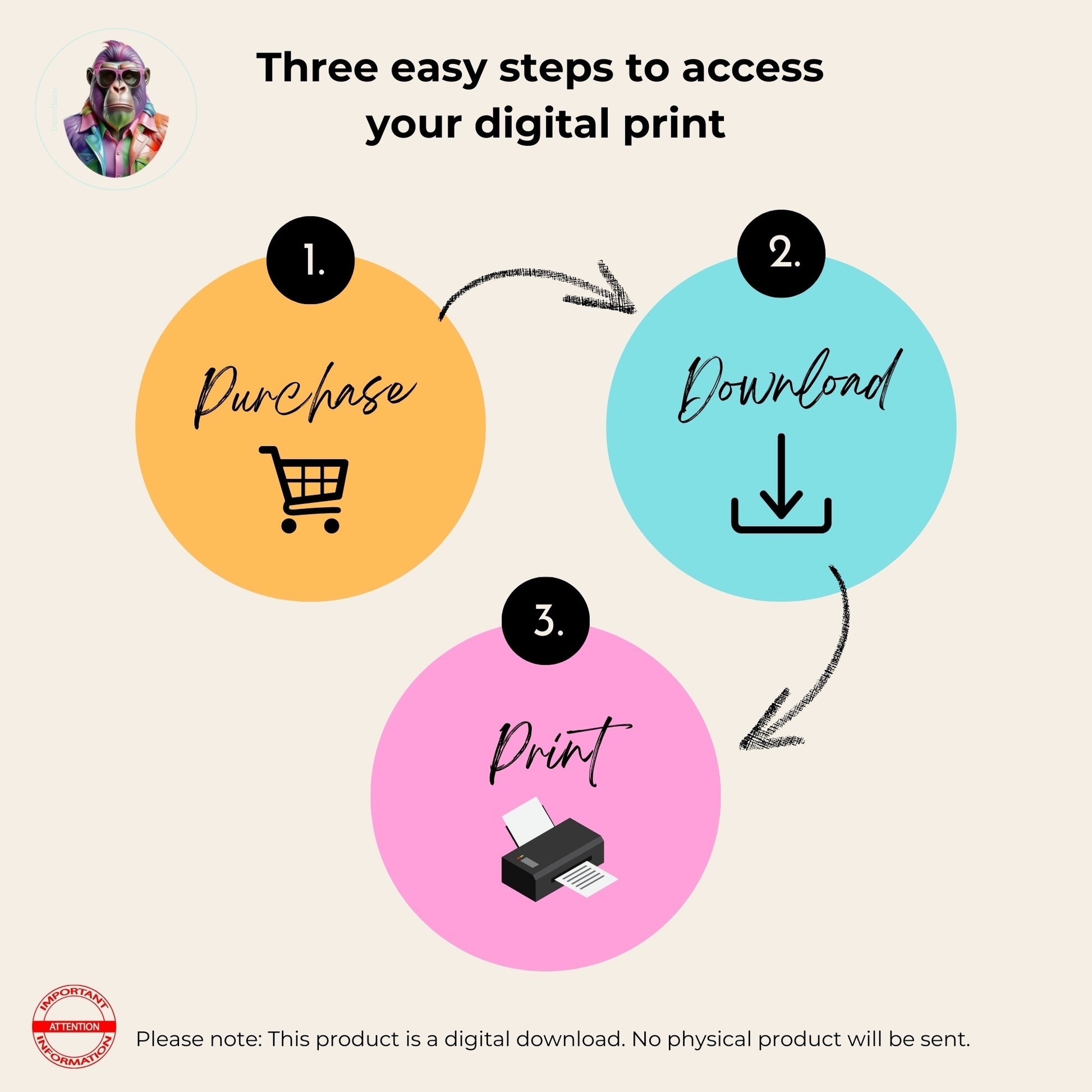 Pop Art Digitalprint – Florales Portrait als Kunstdruck, Modernes Wandbild für Zuhause