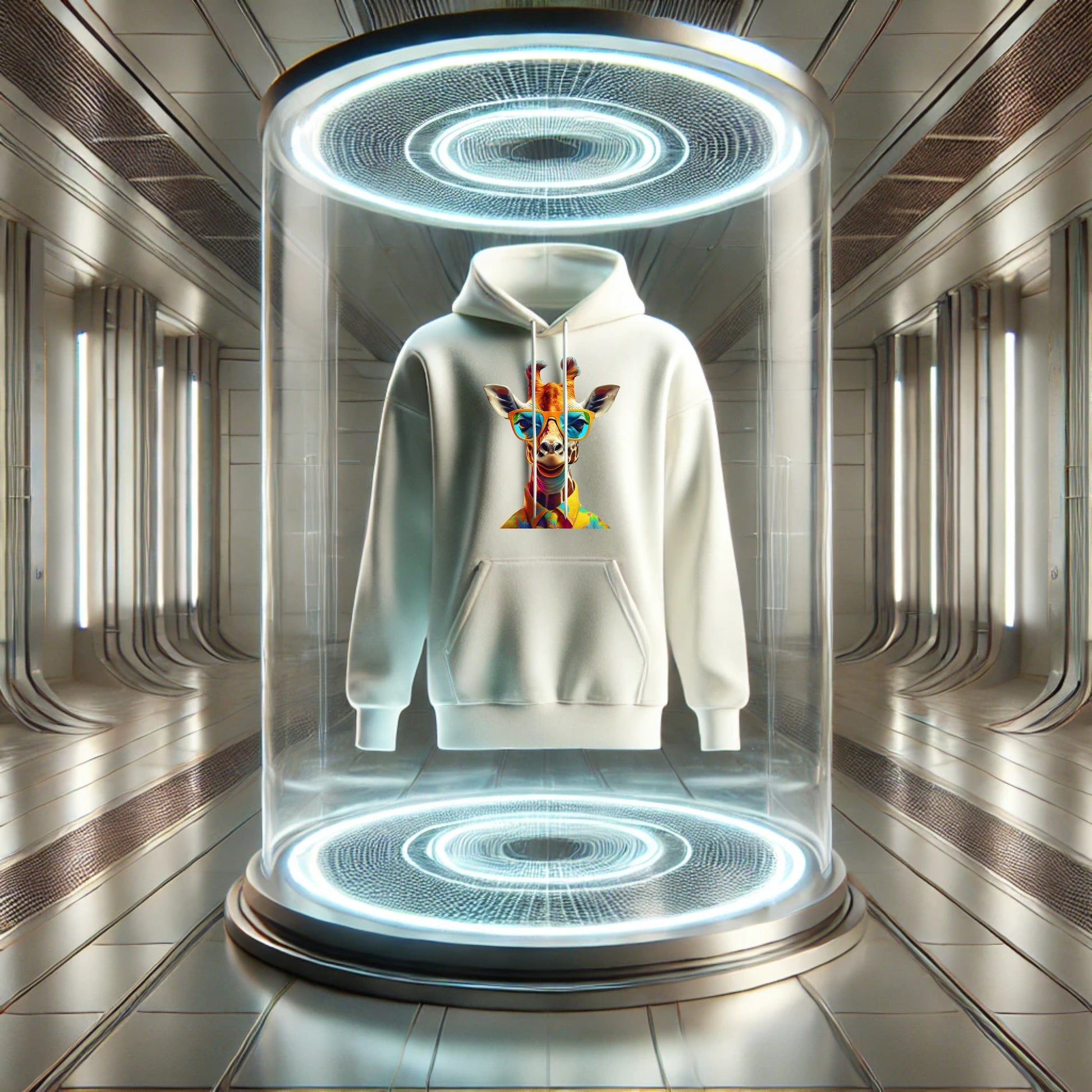 Giraffe Hoodie – Unisex Kapuzenpullover mit stylischem Giraffen-Motiv | Bequeme & trendige Streetwear