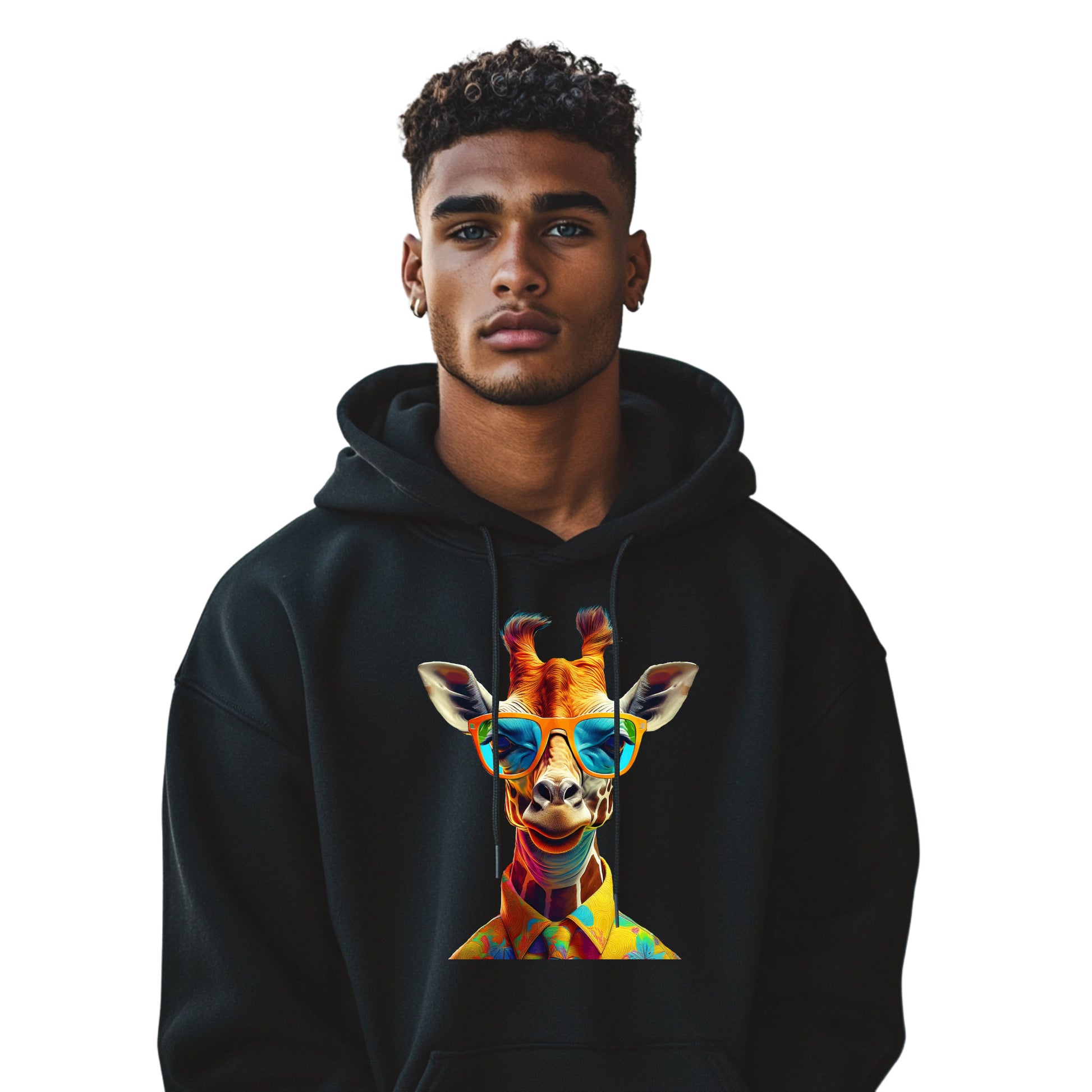 Giraffe Hoodie – Unisex Kapuzenpullover mit stylischem Giraffen-Motiv | Bequeme & trendige Streetwear