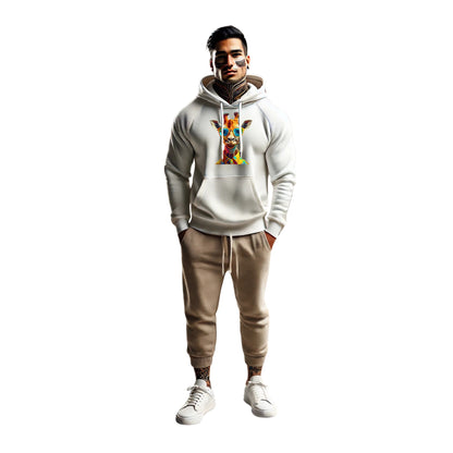 Giraffe Hoodie – Unisex Kapuzenpullover mit stylischem Giraffen-Motiv | Bequeme & trendige Streetwear