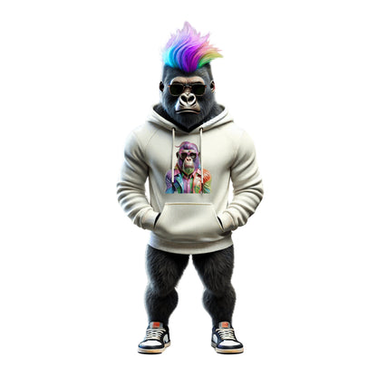 Gorilla Ape Hoodie – Unisex Kapuzenpullover mit Print - Bequeme & stylische Streetwear